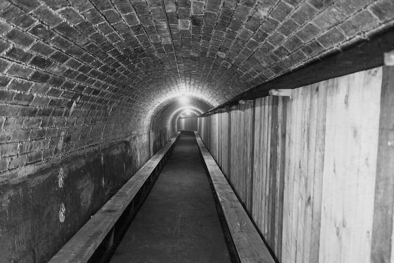 This is a view of inside the brick subway on York Road pictured in October 1938.
Photo: Leeds Libraries, www.leodis.net