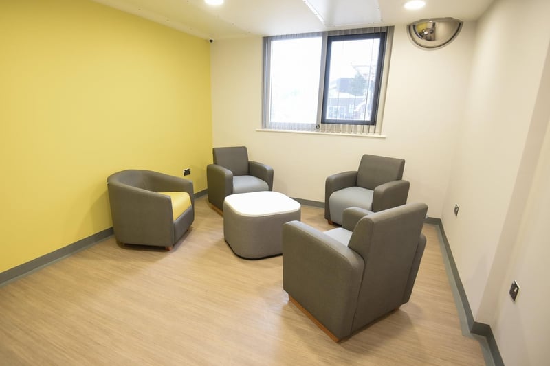 The new rooms in the MHUAC will allow medics to assess mental health patients in a safe, calm environment before signposting them to the appropriate services.
