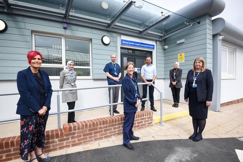 The mental health liaison team at the Vic's new Mental Health Urgent Care Assessment Centre.
