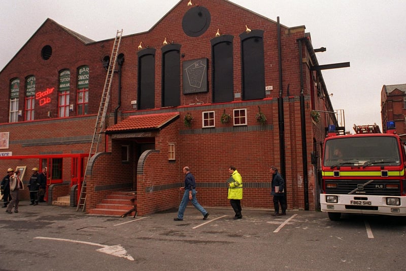 The Loft nightclub in Morley which was the scene of a devastating fire in April 1997.