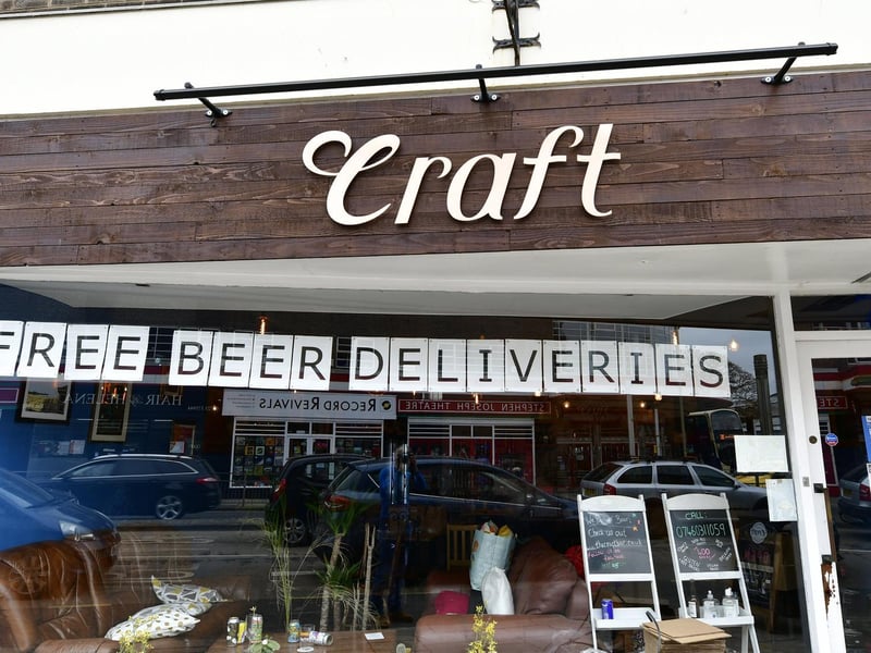 A new pub which has opened during lockdown, which is expected to prove popular - Craft Bar on Northway.