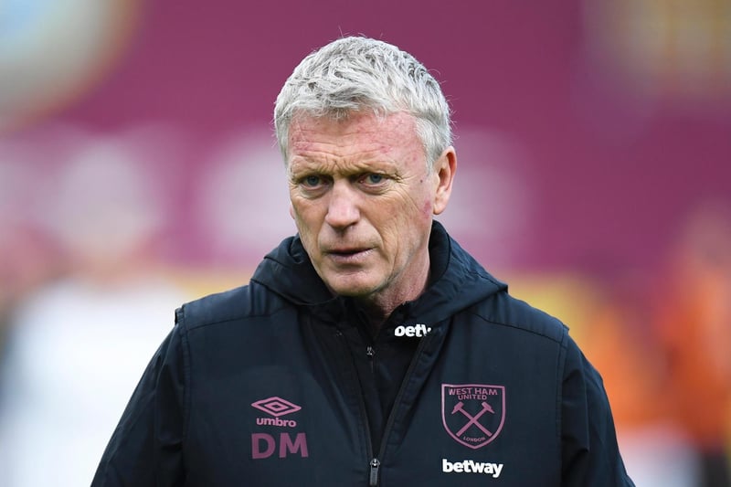 David Moyes, Manager of West Ham United looks on prior to the Premier League match between Burnley and West Ham United at Turf Moor on May 03, 2021 in Burnley, England.
