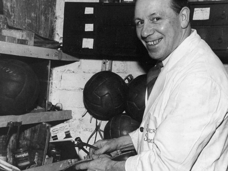 March 1966 and pictured is Joe James 'Dick' Russell who decided to retire as secretary of the Yorkshire League.
