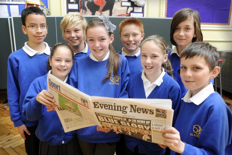 It’s Newspaper Week and some of the pupils at Gladstone Road Junior School enjoy reading the Scarborough Evening News.
