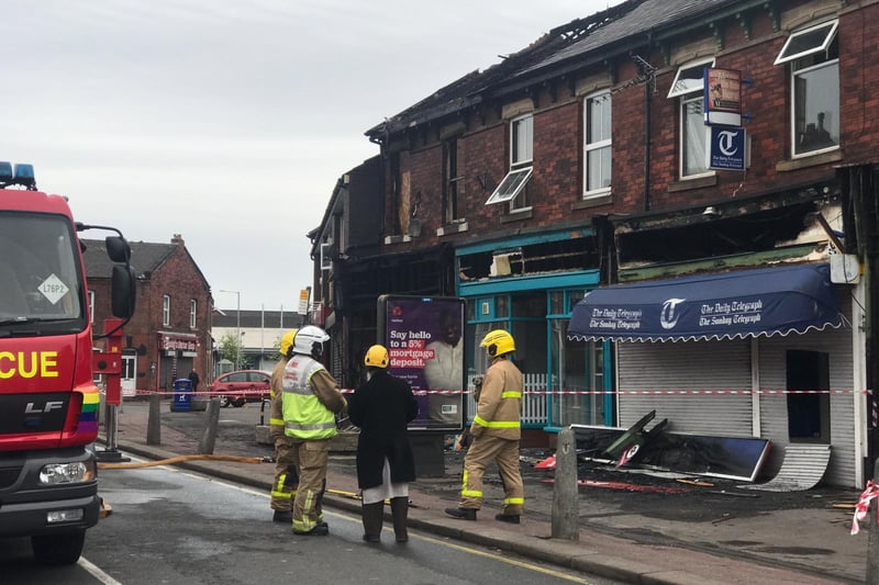 Lancashire Fire and Rescue Service say the cause of is under investigation alongside Lancashire Police.