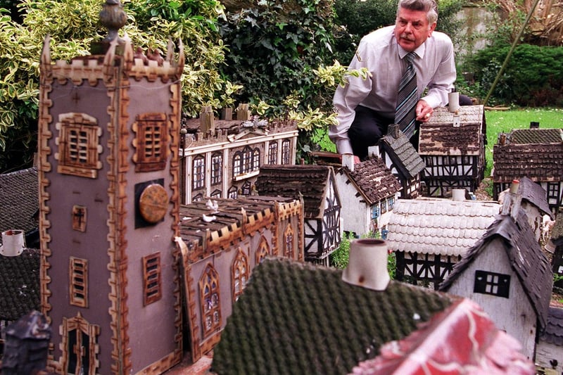 May 1999 and pictured is Gerry Appleyard with his own 'Lilliput' in the back garden of his home at Walton near Wetherby.