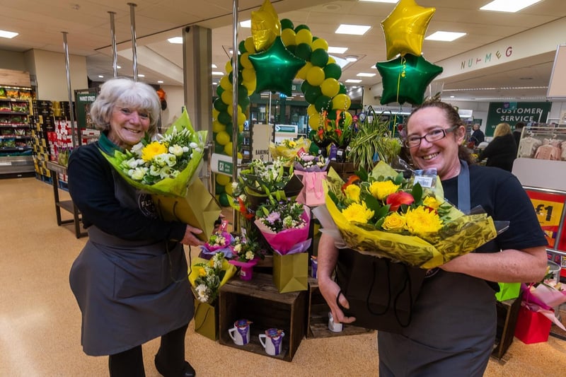 Single Stem florists Margaret Kinnon and Jane Lancaster.

(photo: James Hardisty)