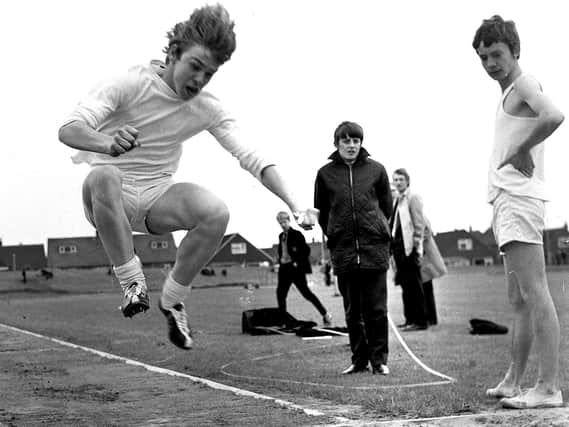 Wigan Grammar School annual summer sports day in 1971