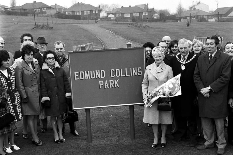 The opening day at Edmund Collins Park in Bryn in 1974