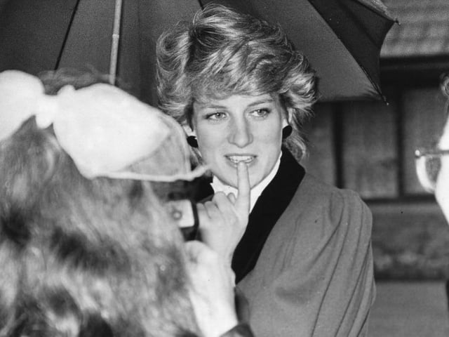 Princess Diana visits Preston in April 1987