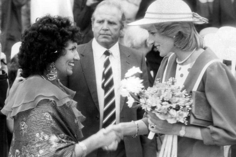 Blackpool clairvoyant Angerlena Petulengro met Princess Diana after she flew into the Fylde. At the time, Prince William was one year old. 
Angerlena predicted a total of four children and said the next would be a girl with another boy and girl later