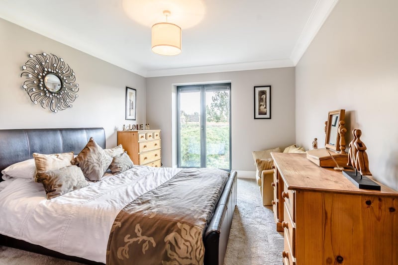 The second and third bedroom suites also have private fitted dressing rooms and bathrooms and there are two additional double bedrooms serviced by the adjacent house bathroom.