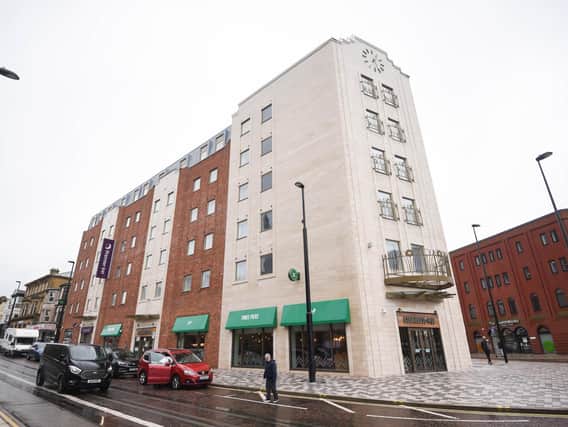 The hotel opened on Monday and has 150 bedrooms over five floors