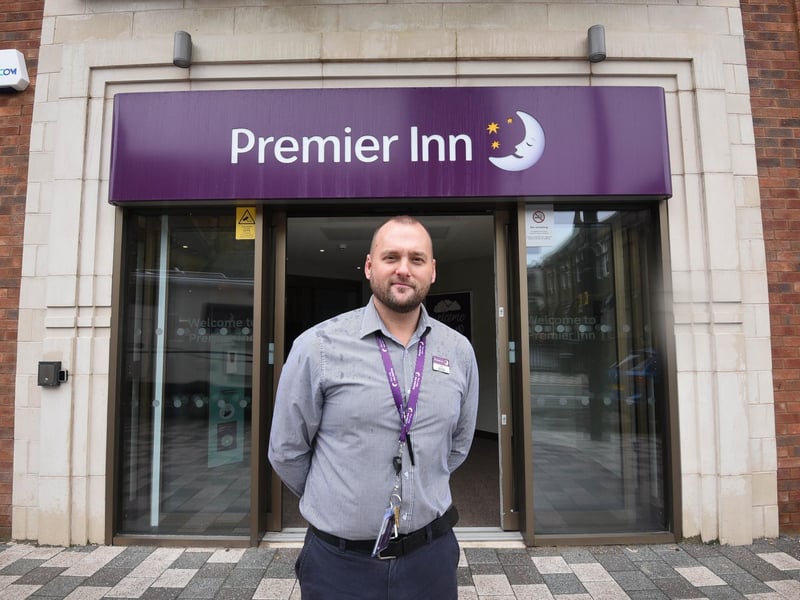 Deputy hotel manager Lee Rowlands