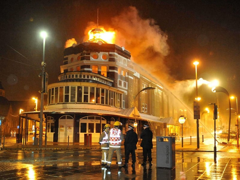 It was destroyed by a fire back in 2009
