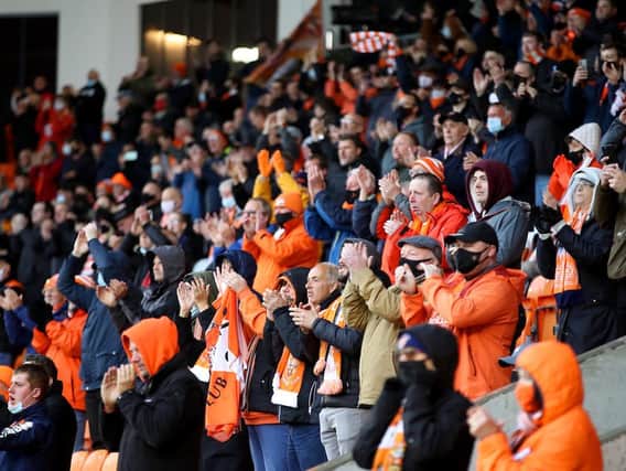 Fans returned to Bloomfield Road for the first time since September 2020