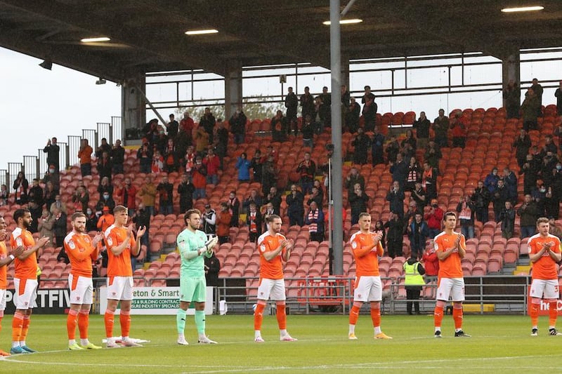 A poignant minute's applause took place before kick-off