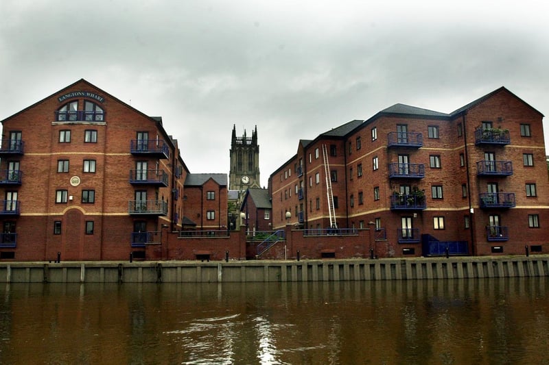 Enjoy a waterfront stroll on the River Aire at The Calls.