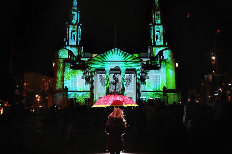 Leeds Light Night.  Spectacular projections, interactive installations, exhibitions, dance, music and street performances. As darkness falls in early October, come and see the city in a new light.