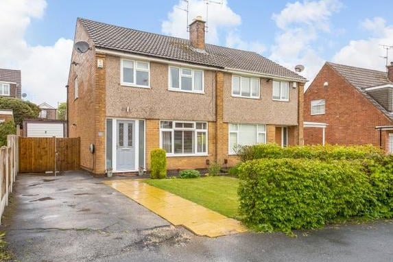 Fantastic first time buyer opportunity – immaculate move in ready condition – semi-detached family home – three bedrooms – landscaped west facing rear garden – driveway– detached garage – open plan kitchen dining room – additional gardens to the front – shadwell