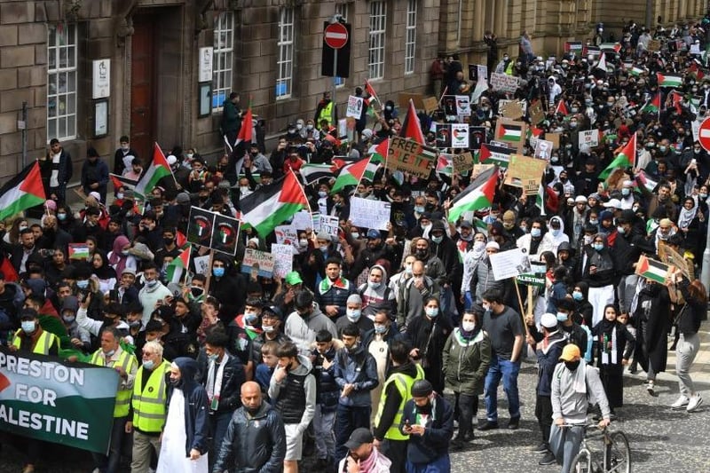 "The people of Preston are always united when they see injustice, and unfortunately we have seen the very worst injustice in Palestine, what can only be described as a massacre of many innocent people, including elderly people, women and children."