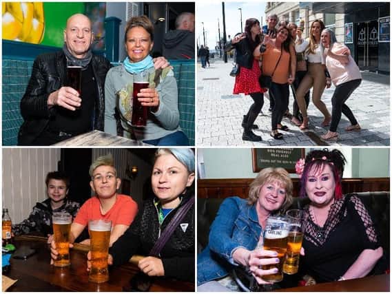 Cheers! 15 pictures as Blackpool customers raise a glass indoors