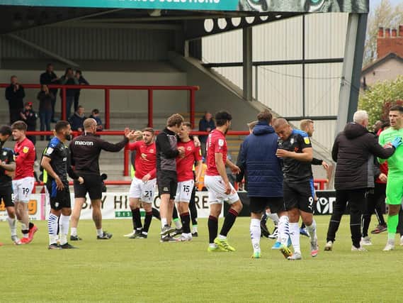 Morecambe's players and staff can look forward to a Wembley trip