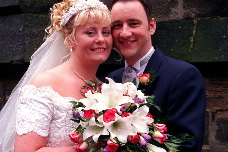 Mark Jason Dunderdale married Michelle Marie Broadbent in the church hall of St. Mary's in April 1998 following a lightning strike on the church.