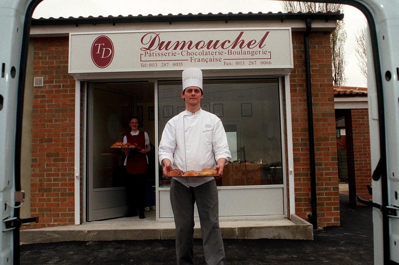 Another delivery of goods from Thierry Dumouchel and his wife Angela from their bakery in Garforth pictured in April 1998.