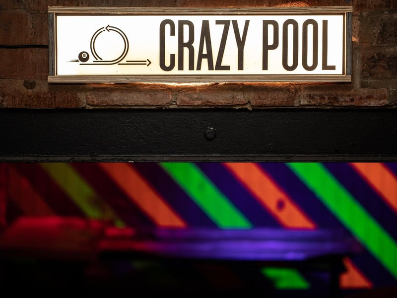 Crazy Pool is a new addition to the venue.