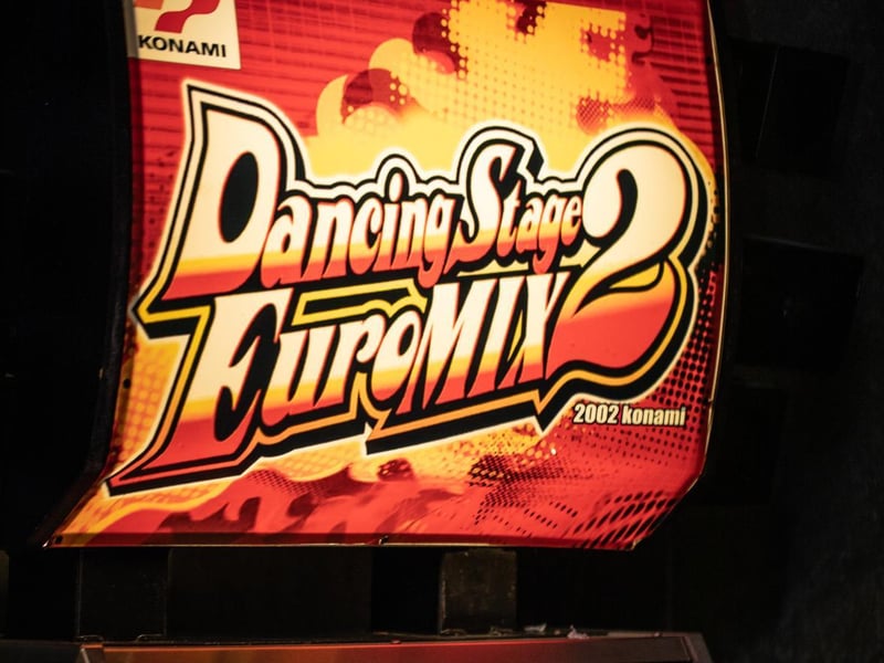 The original Dance Stage dance mat machines.