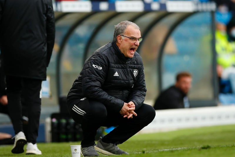Whites head coach Marcelo Bielsa, above, steered Leeds to a ninth-placed finish which was United's best since David O'Leary's side came fifth in 2002.