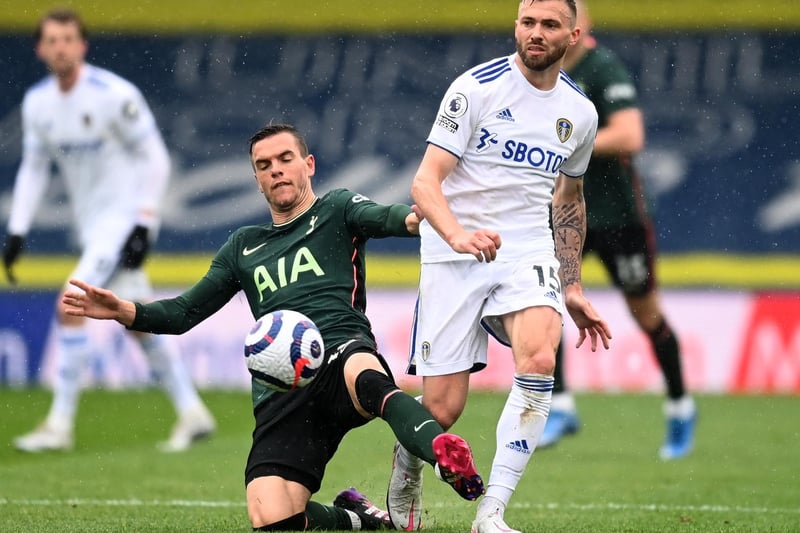 For United's player of the season Stuart Dallas, 11 more than next best Luke Ayling. Dallas was nine minutes short of playing every single minute, a feat achieved by just seven players. Illan Meslier was third for Leeds on 3150 minutes.