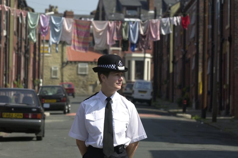 Pictured is Chief Supt Sarah Sidney on the streets of Burley for the launch of Target, an initiative aimed at cracking down on crime in the area.