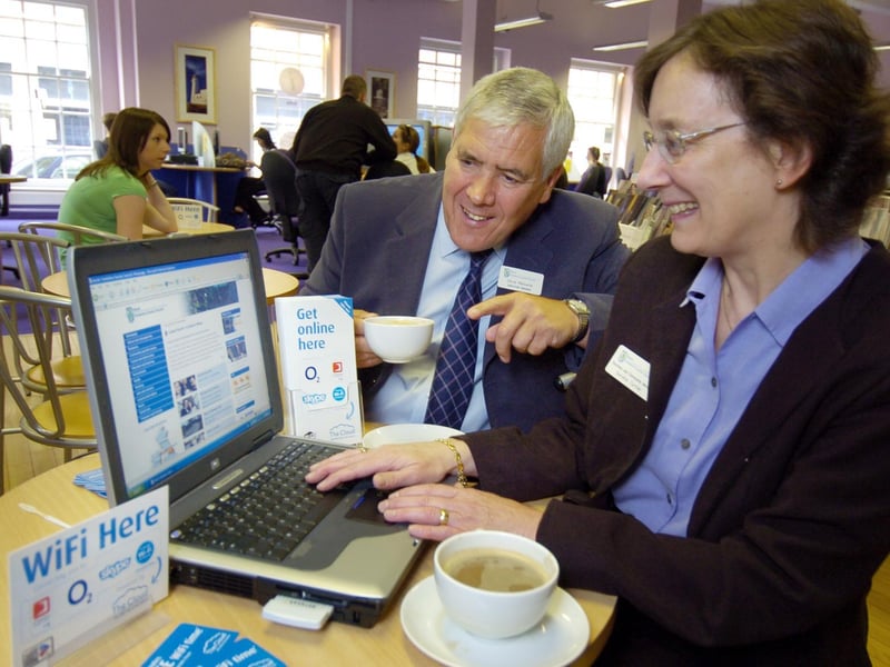 Scarborough Library launches its new wi-fi internet service.