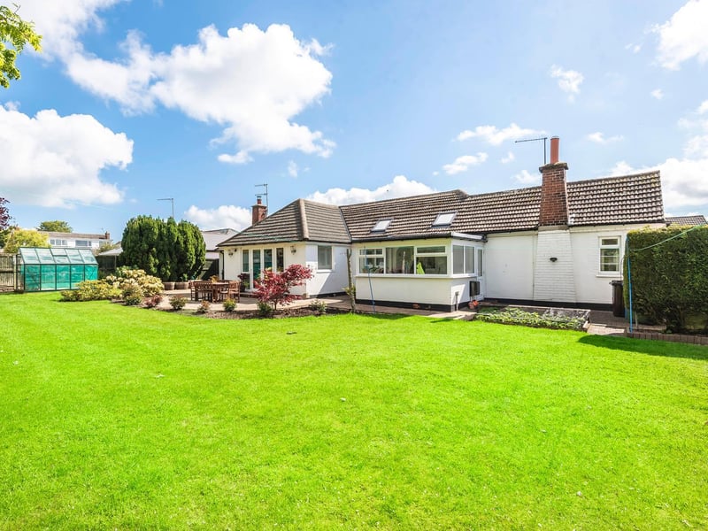 Plenty of garden to enjoy in warmer months of the year with this bungalow