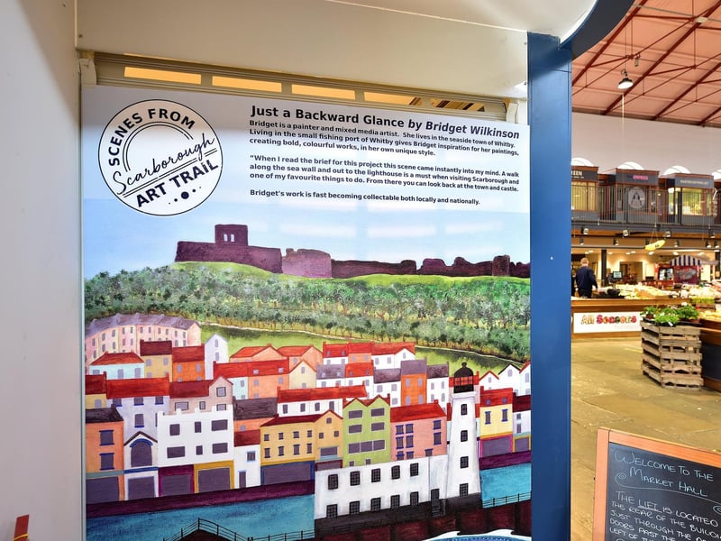 Just a Backward Glance by Bridget Wilkinson at Scarborough Market Hall.