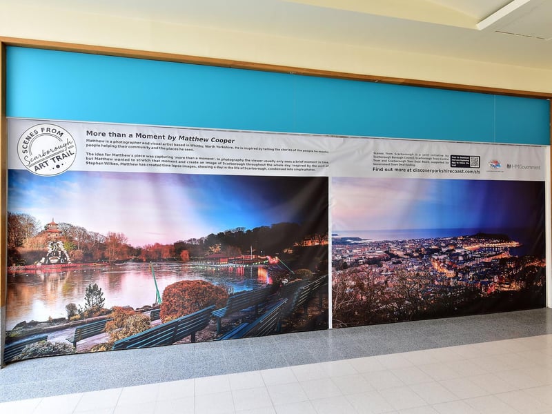 More than a Moment by Matthew Cooper at Scarborough Train Station.