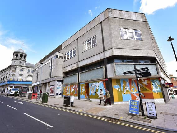 Artworks have been installed across the town.