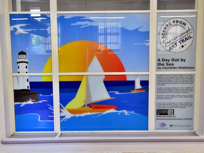 A Day Out by the Sea by Charlotte Middleton at Scarborough Library.