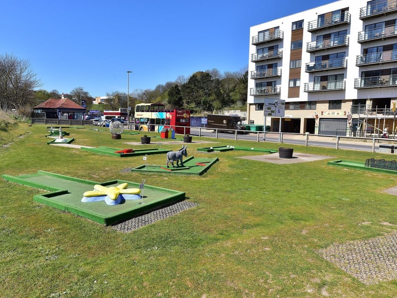 There are several spots to play mini golf in Scarborough - a lovely way to pass an hour and bring out your competitive side.