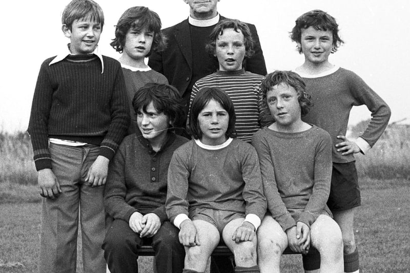 Our Lady's church Bryn five-a-side tournament in 1974