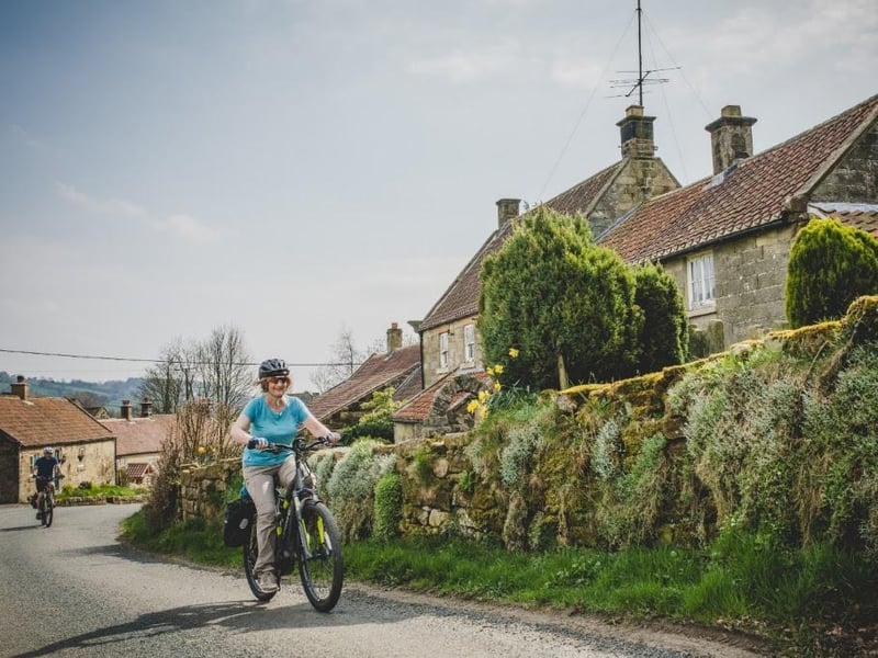Down in Ryedale’s heartland, there’s a gentler landscape to explore – both on and off the road.  Meander along riverside lanes and through charming villages roam the parkland paradise of aristocratic pleasure palaces like Castle Howard, Hovingham Hall, and Nunnington Hall or take a quiet moment in cloistered retreats like Rievaulx or Byland Abbeys or Kirkham Priory.