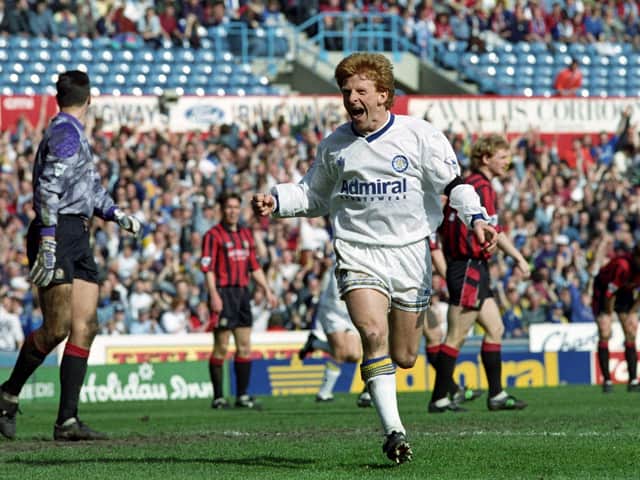 Enjoy these photo memories from Leeds United's 5-2 win against Blackburn Rovers at Elland Road in April 1993. PIC: Varley Picture Agency