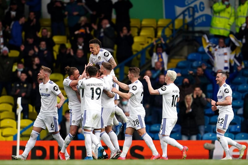 A first hefty pay day for Leeds after promotion in the form of £138.6m. No rebate due from the Whites means that they'll earn a bit more than those around them in the table. 26 paid TV games.