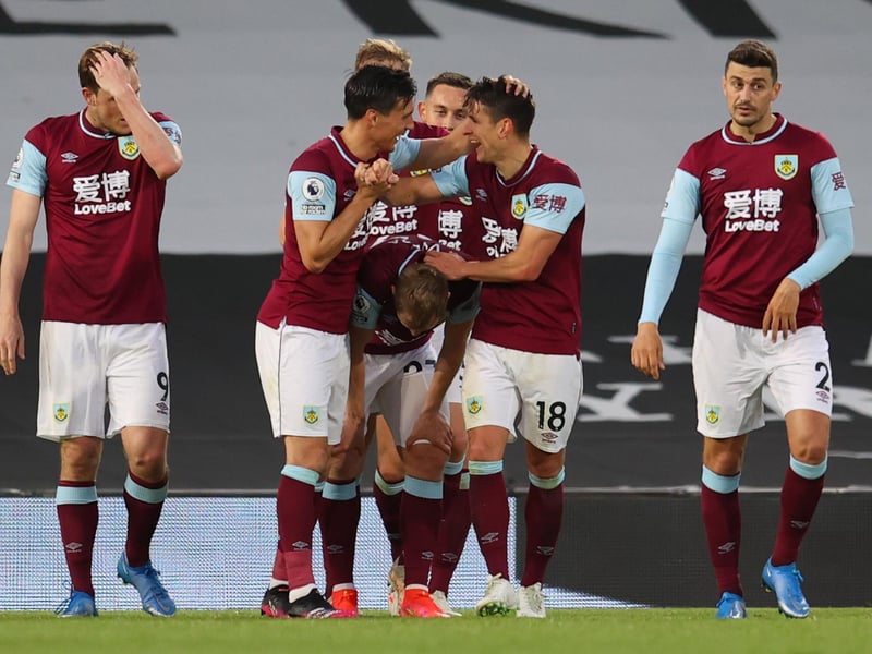 A return of £106.8m for the Clarets with £5.1m paid back. They were paid for 14 TV games.