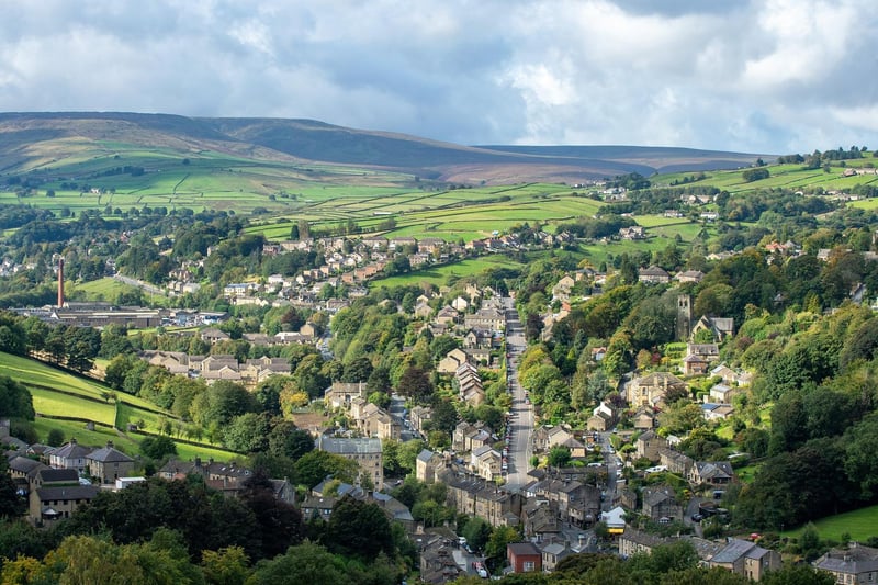 Kirkless is top of the list with 63 cases. Its largest town is Huddersfield, but it also covers Birstall, Batley, Dewsbury and Holmfirth (pictured)