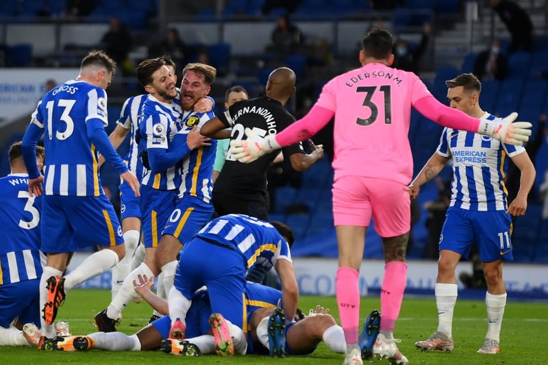 Odds of 999/1 for the Seagulls to spring a surprise next season are an anomaly, but Graham Potter's side still have it all to do with odds fluctuating between 100/1 and 500/1. Brighton are also priced between 5/1 and 9/1 to finish in the bottom three.