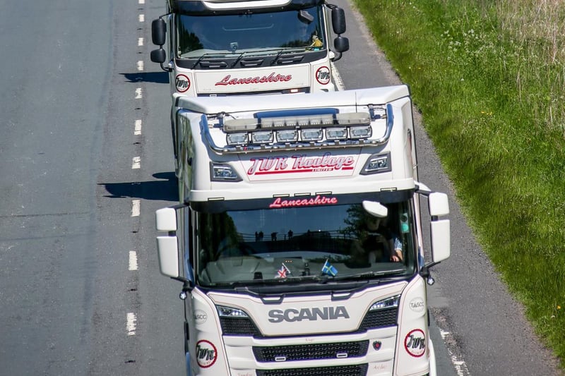 Charity truck run in memory of Joe Robinson. Picture by David Johnston