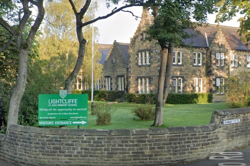 Lightcliffe CofE Primary School has 2 classes with 31+ pupils in it. This means 62 pupils are in larger classes and taught by one teacher.